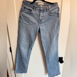 Abercrombie & Fitch Blue Straight Leg Jeans